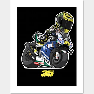 Cal Crutchlow 35 Cartoon Posters and Art